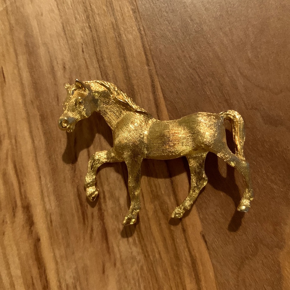 Gold finish Horse Pin